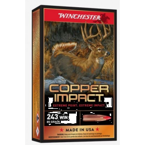 chester Copper Impact 243 Win 85 Gr Extreme Point Copper 20 Bx/ 10 Cs (Lead Free) Ammo