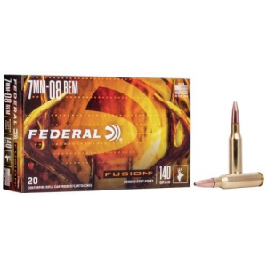 eral Fusion 20RD 140gr 7mm-08 Remington Ammo