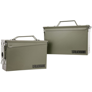 Blackhawk M2A1/M19A1 Nested 50cal and 30cal OD Green Metal Ammo Cans - Blackhawk