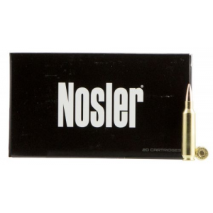 ler Match Grade RDF Boat Tail Hollow Point 22 Nosler 70 Gr 20 Round Box Ammo