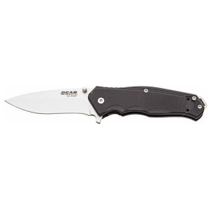 Bear Edge G10 Sideliner 3.38" W/clip Black Handle - Bear Edge