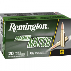 ington Premier Match Centerfire Rifle 308 Win. 168Gr MatchKing BTHP 20 Rounds Per Box Ammo