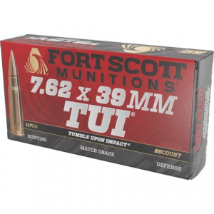 t Scott Munition Rifle 7.62x39mm 117 Gr. TUI SCS 20 Rd. Ammo