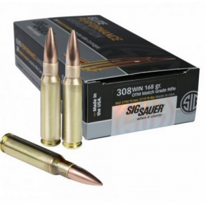  Sauer Elite Match Grade Open Tip Match Hollow Point 308 Winchester 20 Round Box Ammo