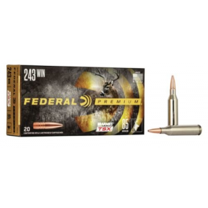 eral Premium .243 Winchester 85 Grain Barnes Triple Shock X 20ct Box Ammo