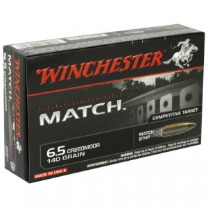 chester Match 6.5mm Creedmoor Sierra MatchKing Boat Tail Hollow Point 140gr 20 Round Box Ammo