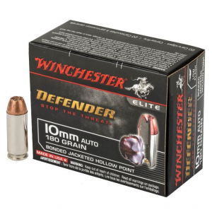 chester Defender Bonded Jacket Hollow Point 10mm 180gr 20 Round Box Ammo