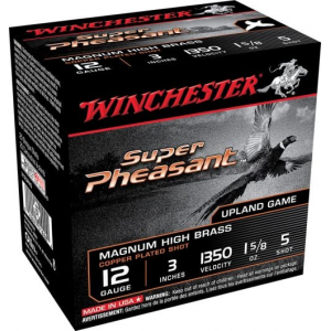 chester Super Pheasant Magnum High Brass 12 Gauge 3 1 5/8 Oz #5 Shot Copper Plated 25rd Box Ammo