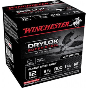 chester Drylock Super Steel Magnum 12 Gauge 3.5 1 9/16 Oz BB Shot 25 Bx/ 10 Cs Ammo