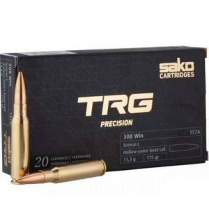 o TRG Precision Boat Tail Hollow Point 308 Winchester 175gr 20 Round Box Ammo