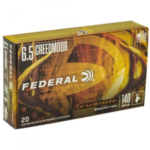 eral Fusion 6.5 Creedmoor 140gr Soft Point 20 Round Box Ammo