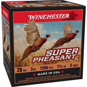 chester Super Pheasant 28 Gauge 3 1 1/8 Oz 5 Shot 25 Per Box Ammo