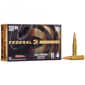 ERAL GOLD MEDAL .308 Winchester 185GR BERGER OTM GM LR 20RD BOX Ammo