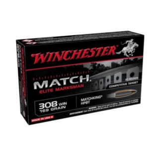 chester Match 308 Win 169 Gr Boat-Tail Hollow Point (BTHP) 20 Bx/ 10 Cs Ammo