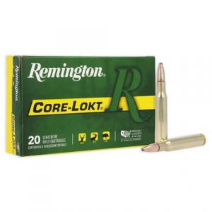 ington Core-Lokt 30-06 Springfield Jacketed Soft Point 125gr 20 Round Box Ammo