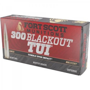 t Scott Munitions TUI Solid Copper 300 AAC Blackout 115 Gr 20 Round Box Ammo