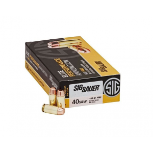  Sauer Elite Ball Full Metal Jacket 40 S&W 50 Round Box Ammo