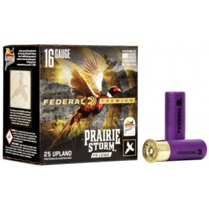 eral Prairie Storm 16 Gauge 2.75 1 1/8 Oz 5 Shot 25 Bx Ammo