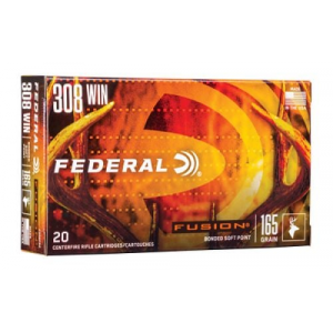 eral Fusion Soft Point 308 Winchester 165 Gr 20 Round Box Ammo