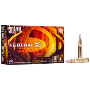 eral Fusion Soft Point 308 Winchester 180 Gr 20 Round Box Ammo