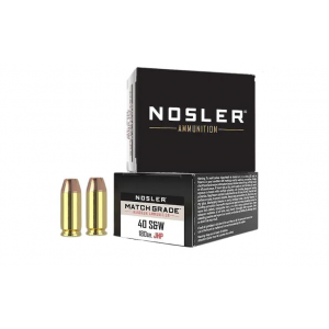 ler Match Grade Jacketed Hollow Point 40 S&W 180 Gr 50 Round Box Ammo