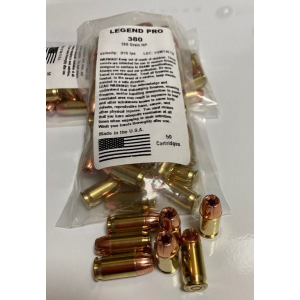 end Pro Hollow Point 380 ACP 100 Gr 50 Round Box Ammo