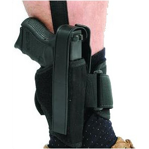 Blackhawk Ankle Holster 10 Black Knit Fabric - Blackhawk