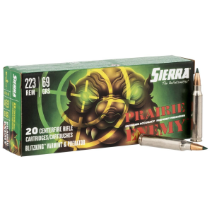 rra GameChanger .223 Remington 69 Gr Sierra BlitzKing 20 Bx/ 10 Cs Ammo