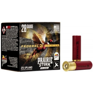 eral Prairie Storm 28 Gauge 2.75 1 Oz 6 Shot 25 Bx/ 10 Cs Ammo