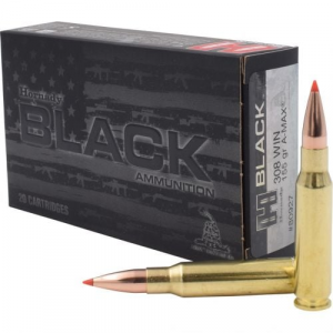 nady Black Rifle 308 Win. 155 Gr. A-Max Black 20 Rd. Ammo