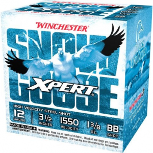 chester Xpert Snow Goose High Velocity 12ga 3-1/2 1 3/8 Oz #BB Shot 25rd Box Ammo