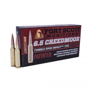 t Scott Munitions 6.5 Creedmoor 123gr Solid Copper 20rd Box Ammo