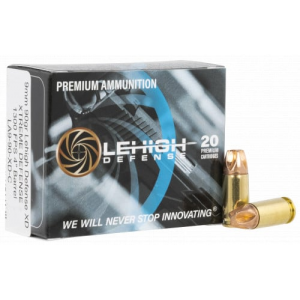 igh Defense LA990XDC Xtreme Defense 9mm Luger 90 Gr Lehigh Defense XD FMT 20 Per Box/10 Cs Ammo