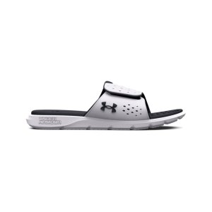 UA Women's Ignite Pro Slides White/Black Size 10 - Under Armour