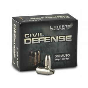 erty Civil Defense Hollow Point 380 ACP 50 Gr 20 Round Box Ammo