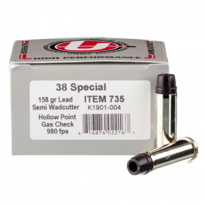 erwood .38 Special Ammunition 20 Rounds SWCHP 158 Grain Ammo