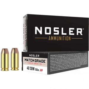 ler Match Grade Handgun Ammunition 40 S&W 150 Gr. HG JHP 50 Rd. Ammo