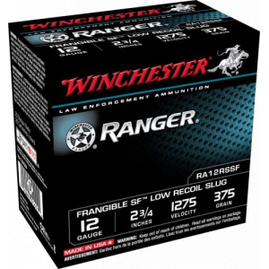 chester Ranger Frangible Rifled Slug 12 Gauge 25 Round Box Ammo