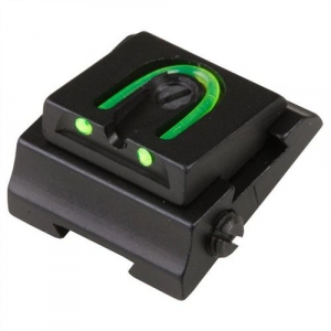 Williams Guns Sight Company Rifle Adjustable Fiber Optic 1/4" WGOS Rear Sight Green - Williams Gun Sight Company