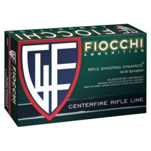 cchi Rifle Shooting Dynamics 30-06 Springfield 165gr Pointed Soft Point 20rd Box Ammo