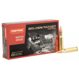 ma Ammunition (RUAG) 20170362 Match Golden Target .308 Win 168 Gr BTHP 20 Per Box/ 10 Cs Ammo