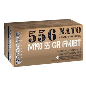 cchi Training Dynamics 5.56x45mm NATO 55 Gr Full Metal Jacket Boat-Tail 50rd Box Ammo