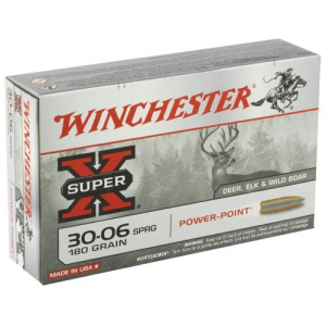 chester Super-X 30-06 Springfield 180 Grain Power-Point 20rd Box Ammo