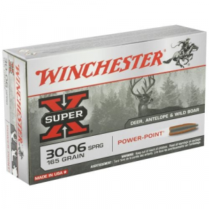 chester Super-X .30-06 Springfield 165gr Pointed Soft Point 20rd Box Ammo