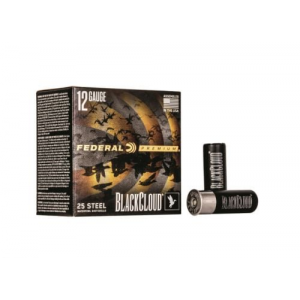 eral Black Cloud FS Steel 12 Gauge 3 1 1/4 Oz #2 Shot 25rd Box Ammo