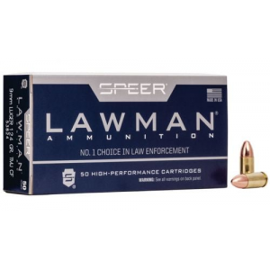 er Lawman CleanFire Total Metal Jacket 9mm 50 Round Box Ammo