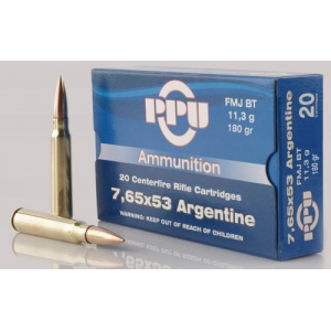  Metric Rifle 7.65x53mm Argentine 180 Gr Soft Point (SP) 20 Bx/ 10 Cs Ammo