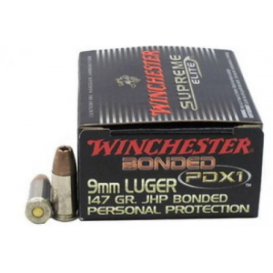 chester PDX1 Defender Bonded Jacket Hollow Point 9mm 147 Gr 20 Round Box Ammo