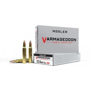 ler Varmint VARMAGEDDON 223 REM/5.56 NATO 62GR HPFB 20RD BOX Ammo