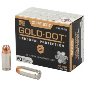 er 23999 Gold Dot G2 40 S&W 180 GR G2 20 Bx/ 10 Cs Ammo